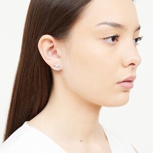 Elegant Silver Stud Earrings